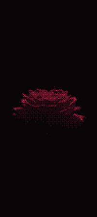 Bloom: a dithered wallpaper