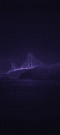 Bridge: a dithered wallpaper
