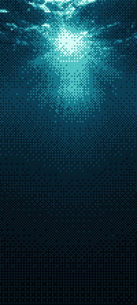 Depths: a dithered wallpaper
