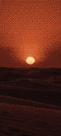 Dunes: a dithered wallpaper