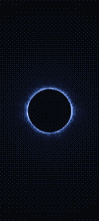 Eclipse: a dithered wallpaper